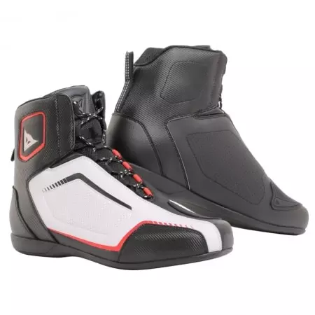 Baskets Dainese Raptor Air Noir Blanc Rouge A66 - Bottes et chaussures DAINESE