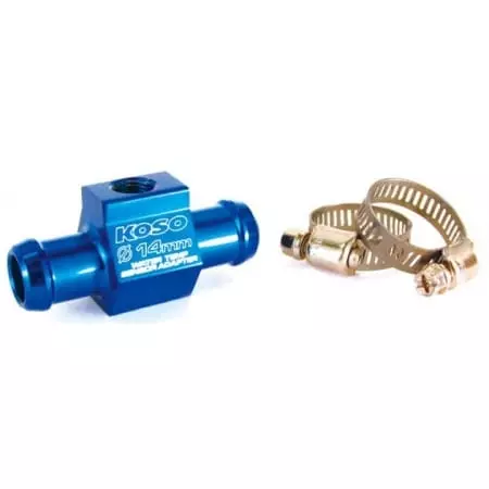 Adaptateur Sonde De Températue D'Eau Koso Durite Diam 14Mm