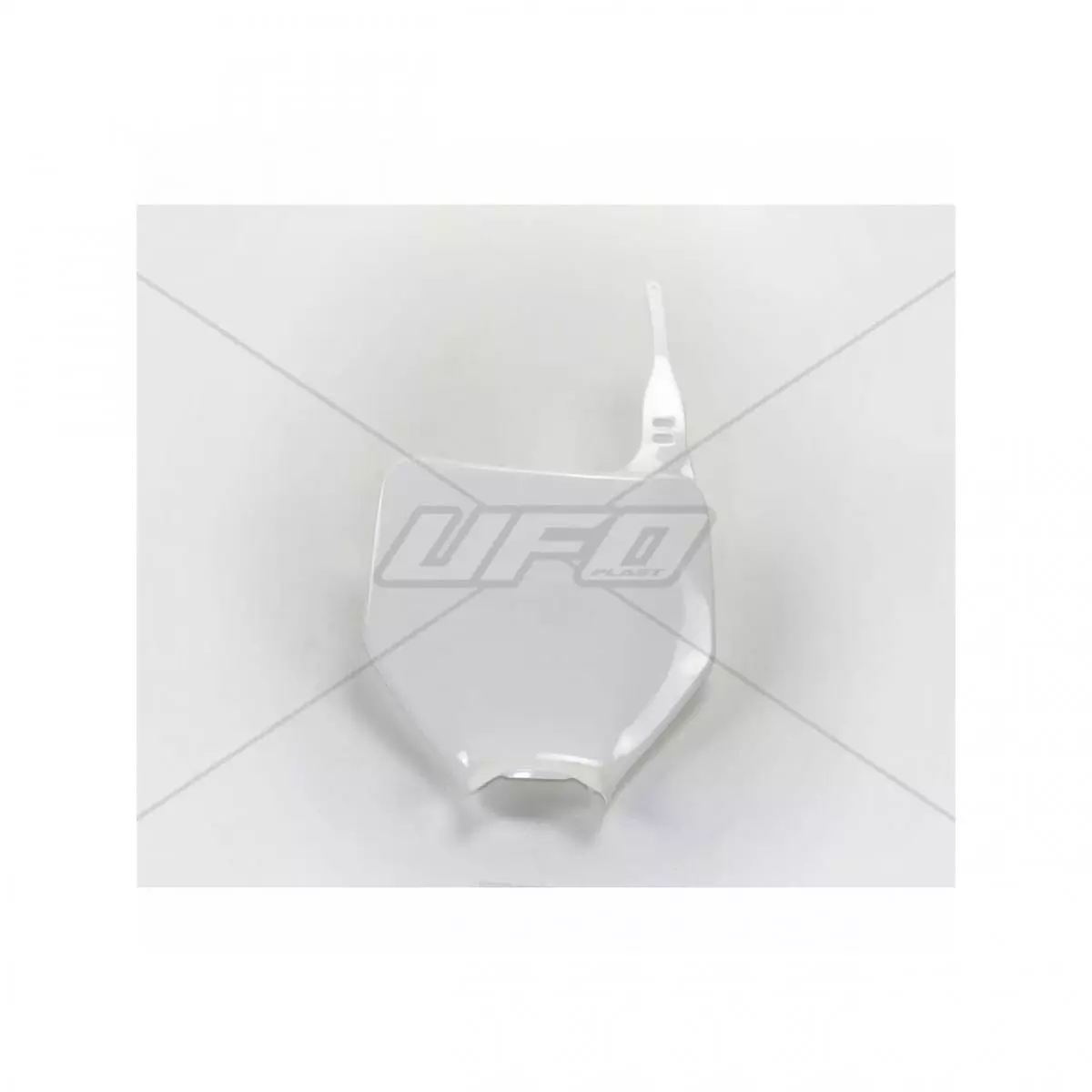Plaque Numéro Frontale UFO Blanc Kawasaki KX125/250