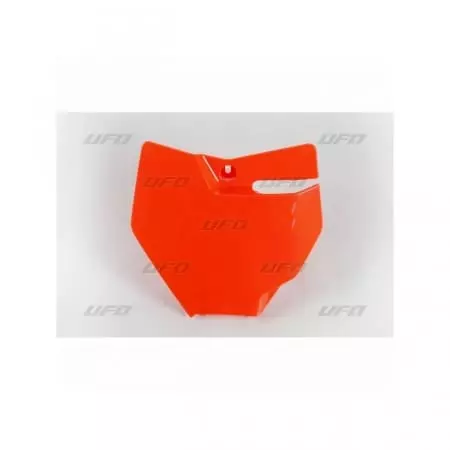 Plaque Numéro Frontale UFO Orange KTM SX85