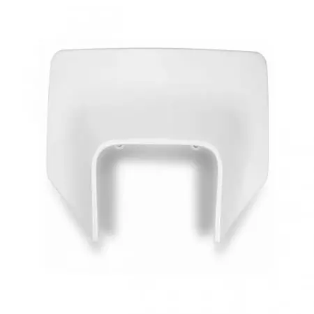 Plaque Numéro Frontale UFO Husqvarna Blanc