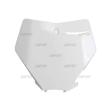 Plaque Numéro Frontale UFO KTM SX SX-F Blanc