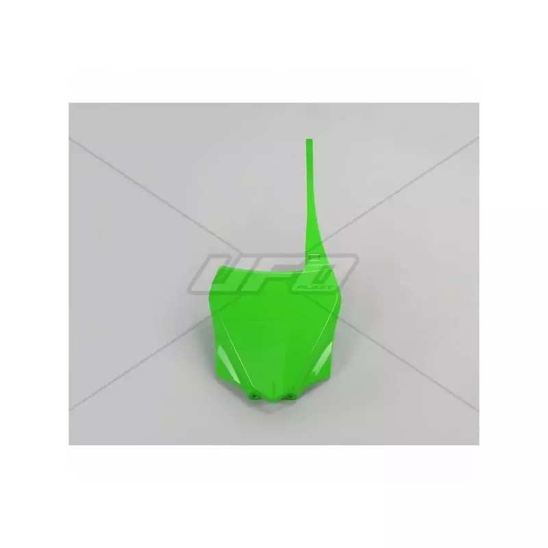 Plaque Numéro Frontale UFO Kawasaki KX85 Vert