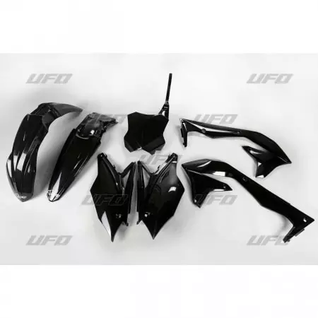 Kit Plastique UFO Noir Kawasaki KX450F 78245420 - Carénage et protection UFO