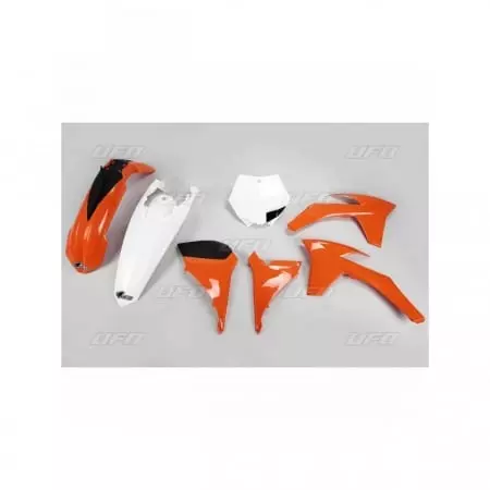 Kit Plastique UFO Couleur Origine Orange/Blanc KTM 78542600 - Carénage et protection UFO
