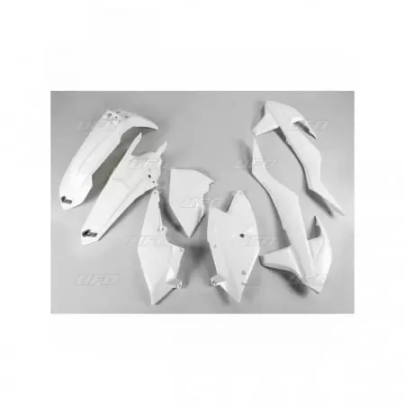 Kit Plastique UFO Blanc KTM - Carénage et protection UFO