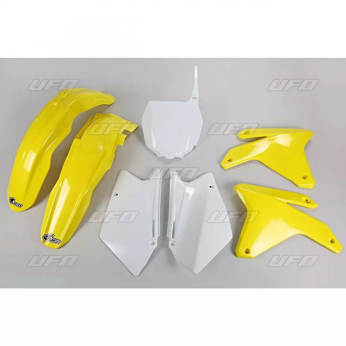 Kit Plastique UFO Couleur Origine Jaune/Blanc Suzuki RMZ450 78343400