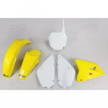 Kit Plastique UFO Couleur Origine Jaune/Blanc Suzuki RM85
