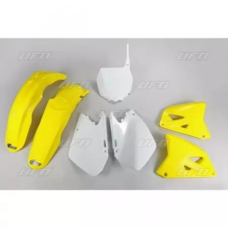 Kit Plastique UFO Couleur Origine Jaune/Blanc Suzuki RM125/250 78343600