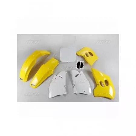 Kit Plastique UFO Couleur Origine Suzuki RM125/250 78697299 - Carénage et protection UFO