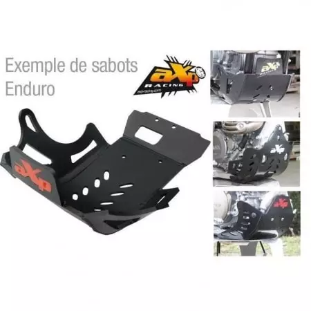 Sabot Enduro AXP PHD Noir Husqvarna 440275 - Carénage et protection AXP