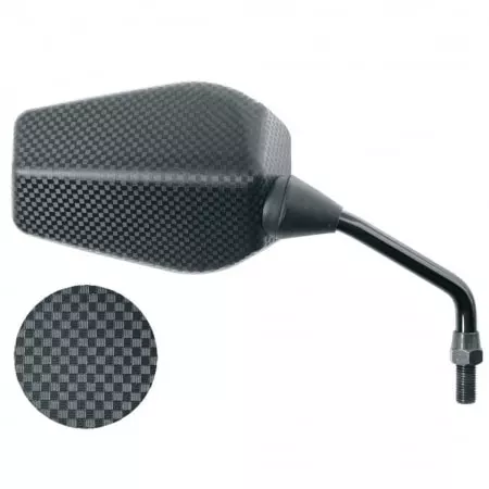 Rétroviseur Droit Bihr Carbone F1 rectangle