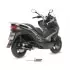 Ligne complète MIVV Urban inox brossé/ABS Noir Kawasaki J300