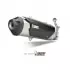 Ligne complète MIVV Urban inox brossé/ABS Noir Piaggio MP3 400 MVCPG0018B