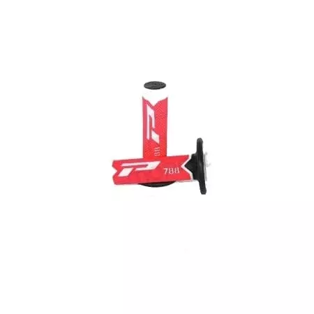 Poignées Progrip 788 Fluo Blanc Rouge