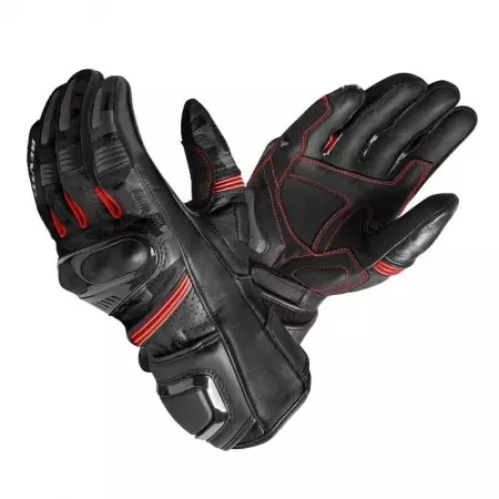 Gants REV'IT League Noir Gris Rouge