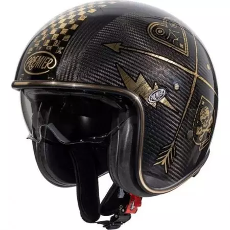 Casque Premier Vintage Carbon NX Or Chrome