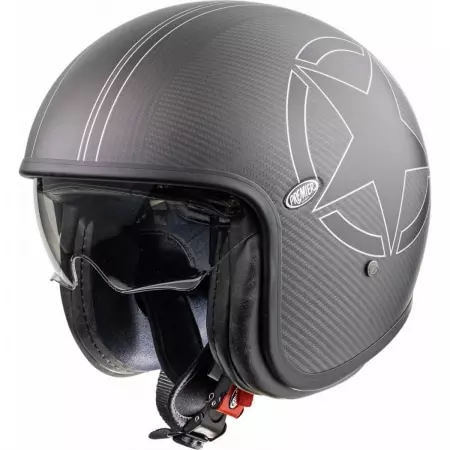 Casque Premier Vintage Star Carbon BM Gris Mat