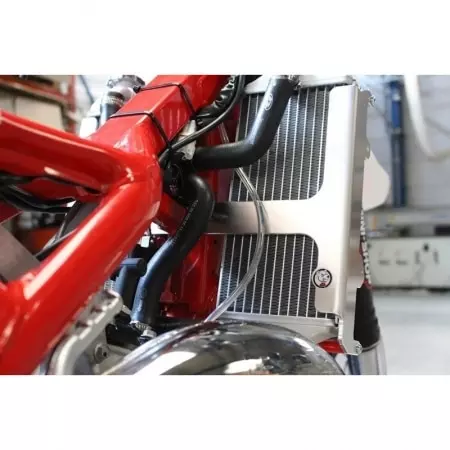 Protection De Radiateur AXP Aluminium Rouge Beta RR125 - Carénage et protection AXP