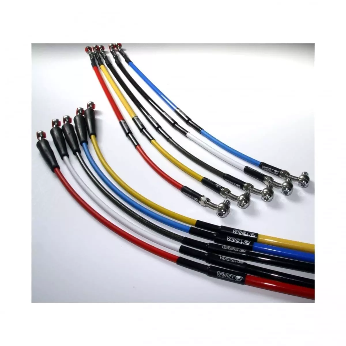 Durite D'embrayage Venhill Noir/Raccord Inox KTM/Husaberg