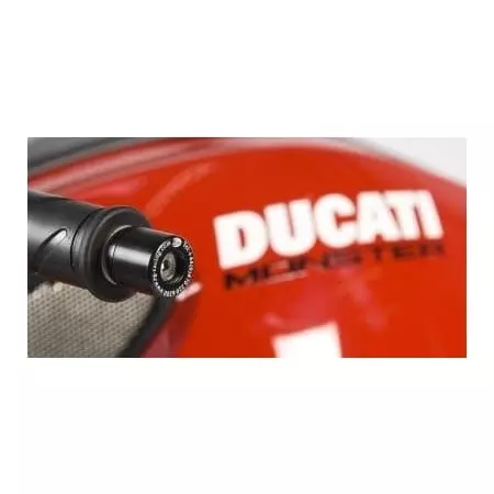 Embouts De Guidon R&G Racing Noir Ducati