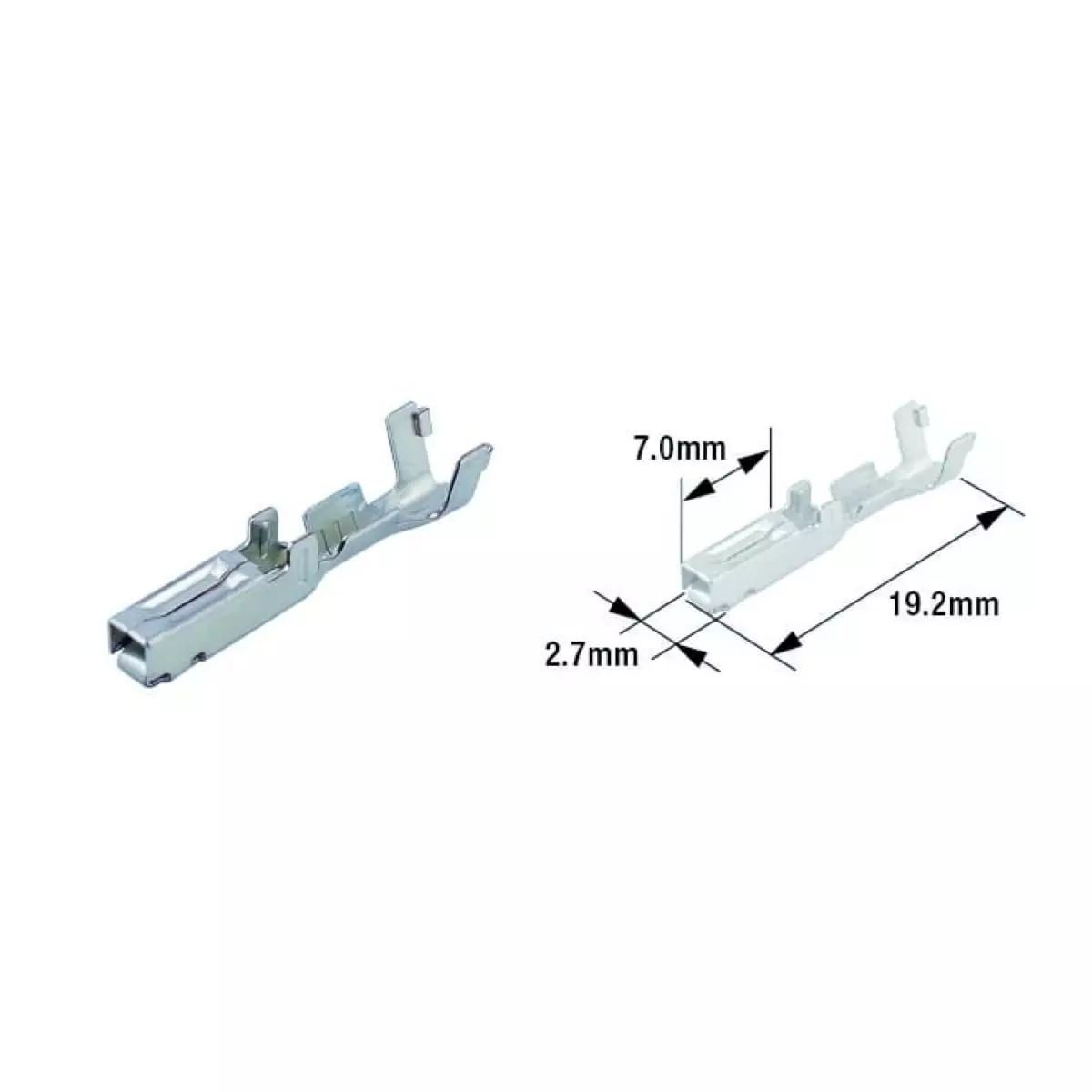 Cosse femelle électrique Tourmax type 070 (FRY)