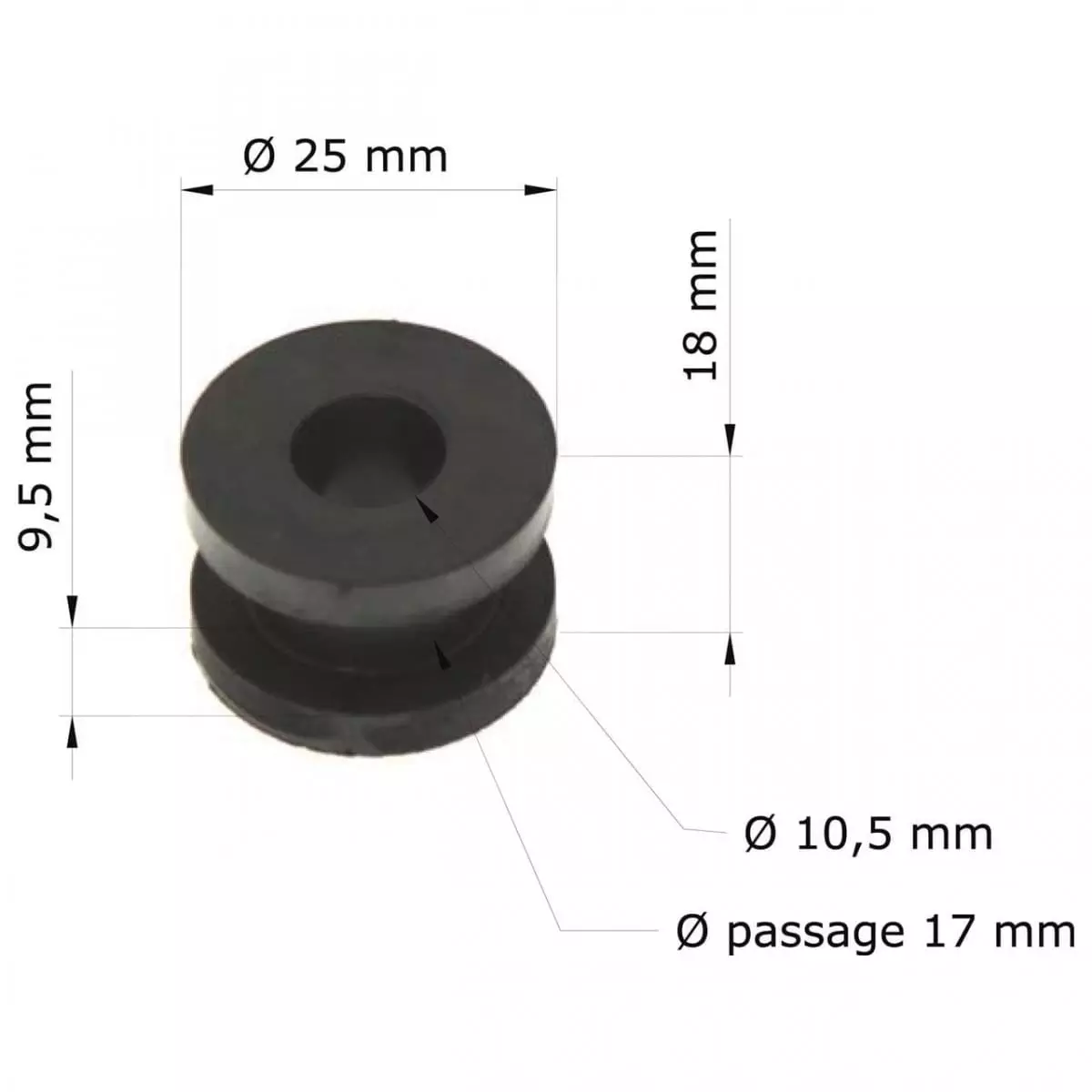 Silent bloc Tourmax Honda crf250r