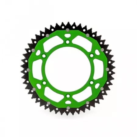 Couronne ART Bi-Composant 48 Dent Aluminium Pas 520 Vert 4090001551