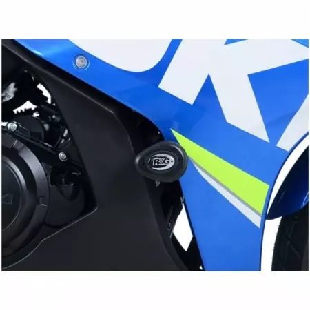 Tampons De Protection R&G Racing Aero Noir (Sans Perçage) Suzuki GSX250R