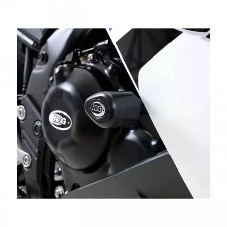 Tampons De Protection R&G Racing Aero Noir Honda CBR500R - Carénage et protection R&G RACING