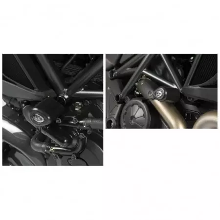 Tampons De Protection R&g Racing Aero Noir Ducati Diavel
