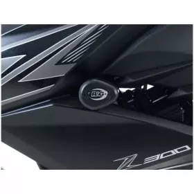 Tampons De Protection R&G Racing Aero Blanc Kawasaki Z250 300