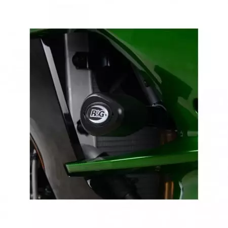 Tampons De Protection R&G Racing Aero Noir Kawasaki H2 SX