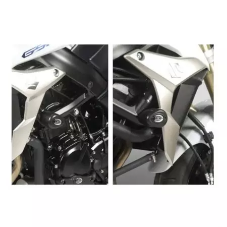 Tampons De Protection R&G Racing Aero Noir Suzuki GSR 750