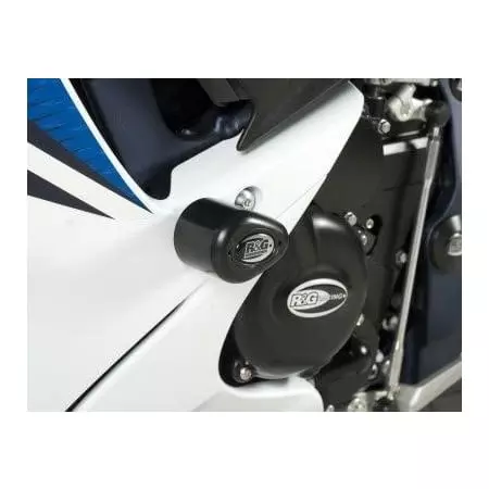 Tampons De Protection R&G Racing Aero Noir Suzuki GSX-R600 750 444647 - Carénage et protection R&G RACING
