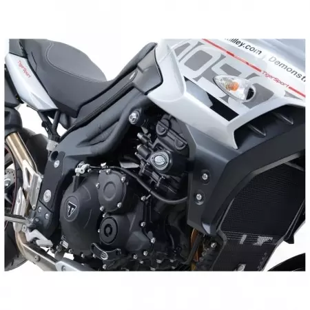 Tampons De Protection R&G Racing Aero Noir Triumph Tiger 1050 Sport