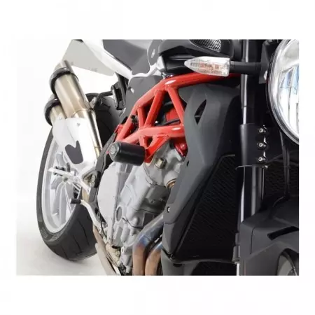 Tampons De Protection R&G Racing Aero Noir MV Agusta Brutale 1090