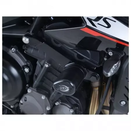 Tampons De Protection R&G Racing Aero Noir Triumph Street Triple