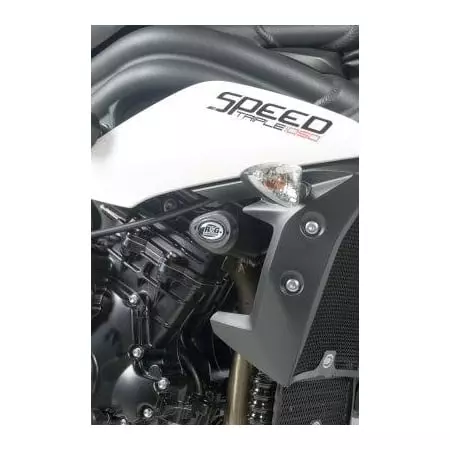 Tampons De Protection R&G Racing Aero Noir Triumph Speed Triple 1050 R Speed 94 R 444636 - Carénage et protection R&G RACING