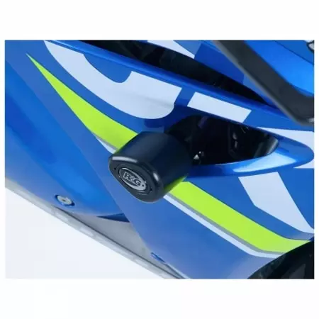 Tampons De Protection R&G Racing Aero Noir Suzuki GSX-R1000 444995 - Carénage et protection R&G RACING