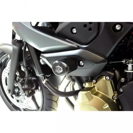 Tampons De Protection R&G Racing Aero Noir Yamaha XJ6 N Diversion
