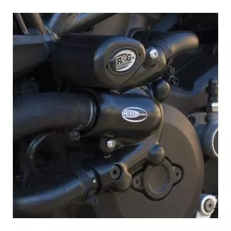 Couvre-Carter Gauche (Pompe À Eau) R&G Racing Noir Ducati