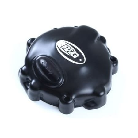 Couvre Carter R&G Racing Race Series Gauche (Alternateur) Noir Kawasaki ZX6R - Carénage et protection R&G RACING