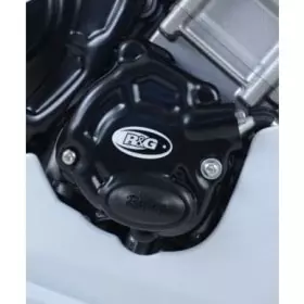 Couvre Carter R&G Racing Race Series Droit (Pompe À Huile) Noir Yamaha R1
