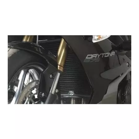 Protection De Radiateur R&G Racing Alu Noir Triumph Daytona 675