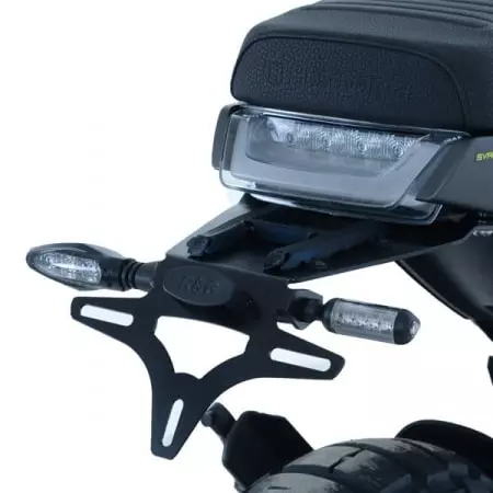 Support de plaque R&G Racing noir Husqvarna 401 Vitpilen et Svartpilen