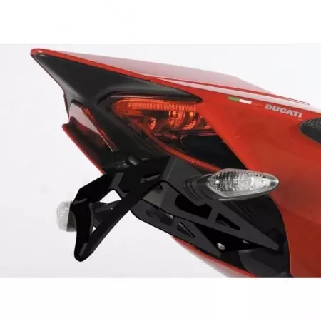 Support de plaque R&G Racing noir Ducati Panigale 2012 - Électricité R&G RACING