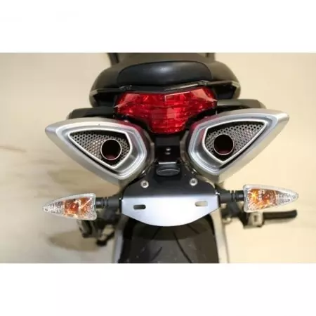 Support de plaque R&G Racing noir Aprilia Shiver 750