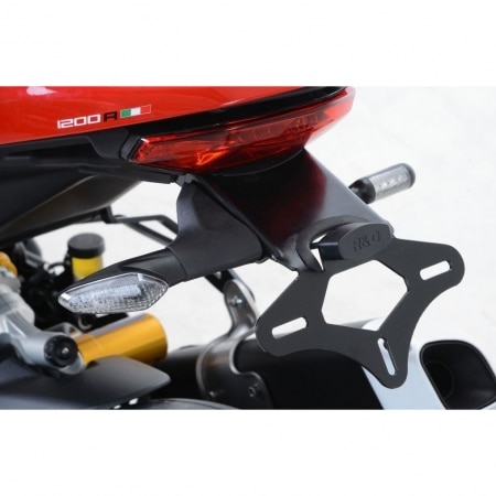 Support de plaque R&G Racing noir Ducati Monster 1200R 442550