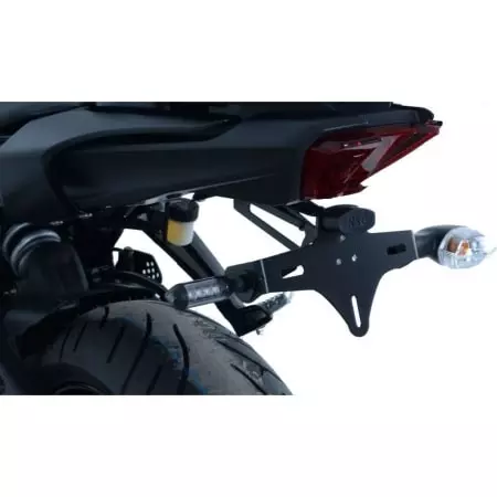 Support de plaque R&G racing noir Yamaha MT-07 - Électricité R&G RACING